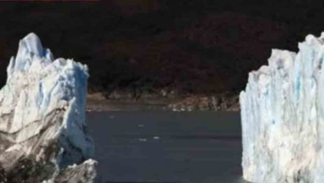 Se rompió el “puente” del glaciar Perito Moreno