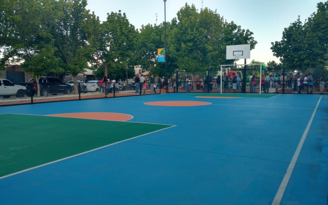 Presentaron el programa “Mejor Barrio”, destinado a la construcción de 400 playones deportivos en todo el país