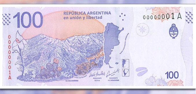 Entran en circulación un nuevo billete de 100 pesos y monedas de 10 pesos