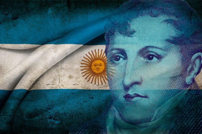 Un día como hoy Belgrano enarbola la bandera argentina