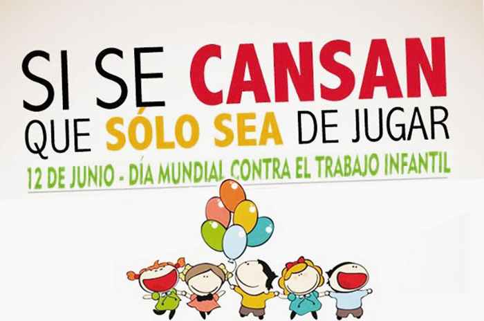 Efemérides: 12 de junio, Día Mundial Contra el Trabajo Infantil
