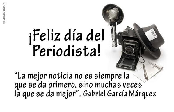 Efemérides: 7 de junio, día del periodista