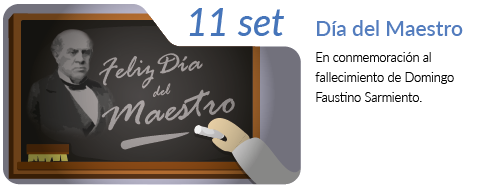 Efemérides: 11 de septiembre, Día del Maestro