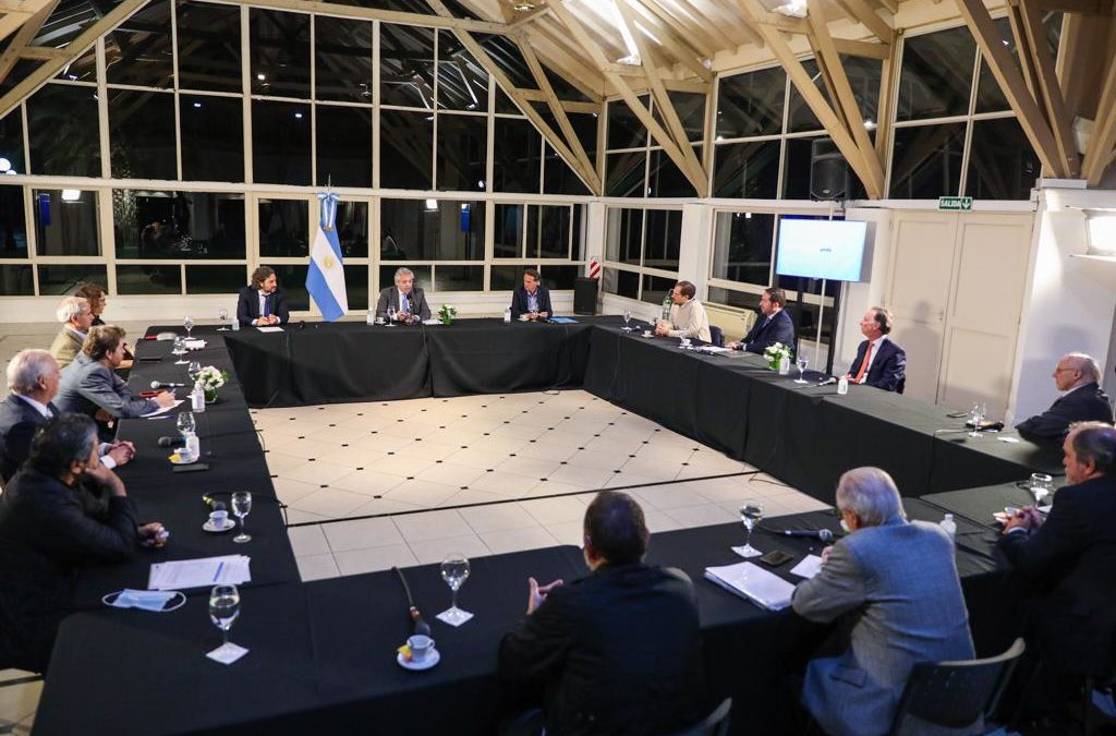 Alberto Fernández se reunió con representantes del sector de la construcción