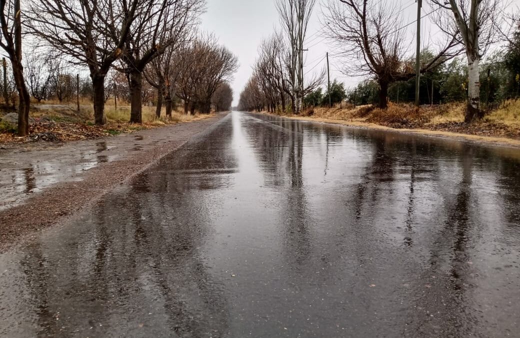 Viernes frío con lluvias y lloviznas en Mendoza