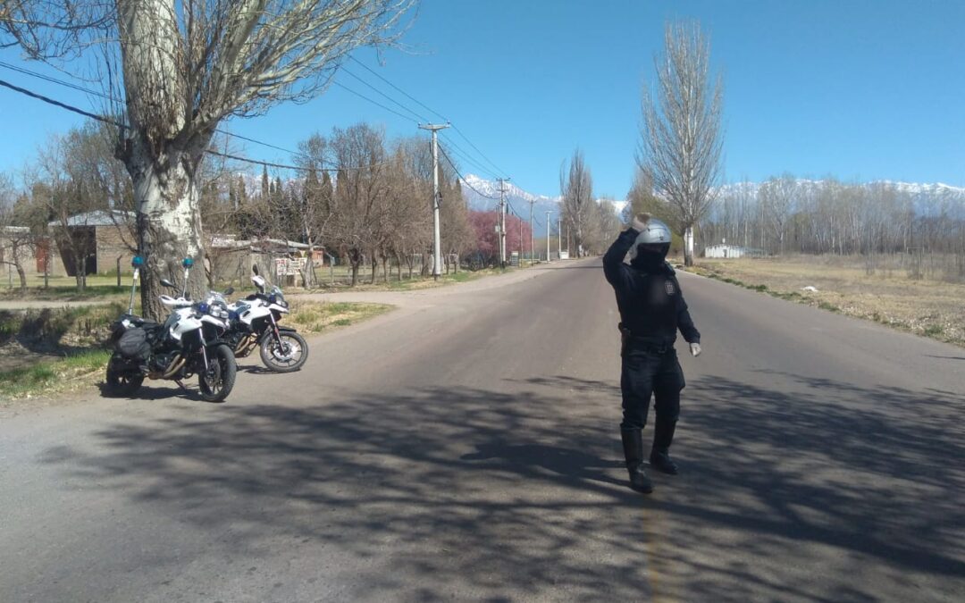 La Policía realizó más de 1.200 multas durante el fin de semana