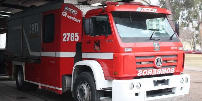 Bomberos sofocaron incendio en una vivienda de Tunuyán