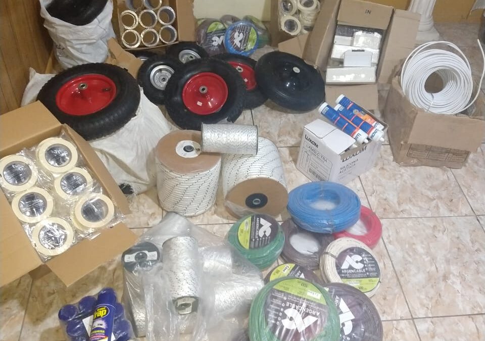 Allanamiento y secuestro de elementos robados en una vivienda de Godoy Cruz