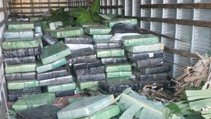 Gendarmería logró decomisar más de 10 toneladas de marihuana que eran transportada en un camión