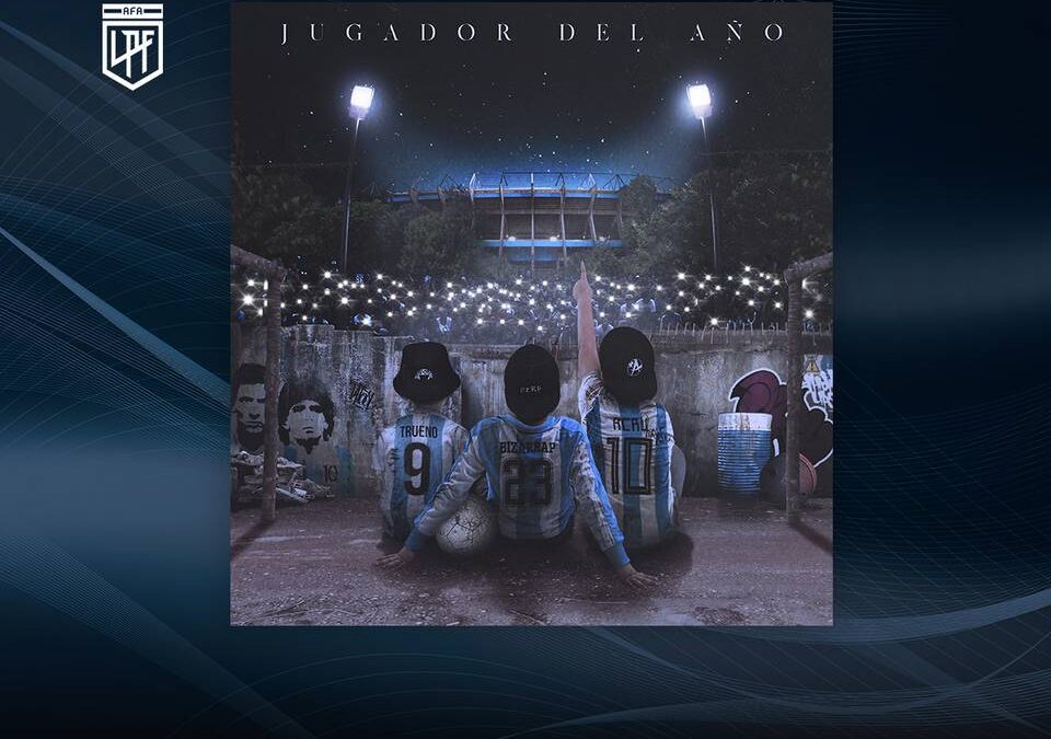 Bizarrap, Trueno y Acru presentaron Jugador Del Año, la canción de la Liga Profesional de Fútbol