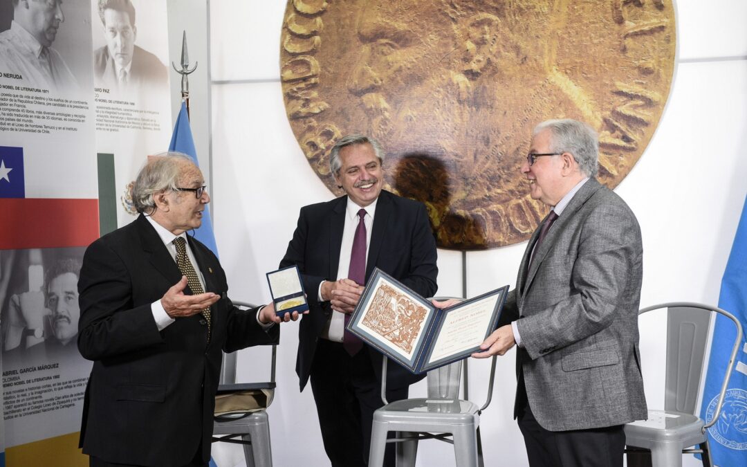 Quedó inaugurada la Casa de los Premios Nobel Latinoamericanos
