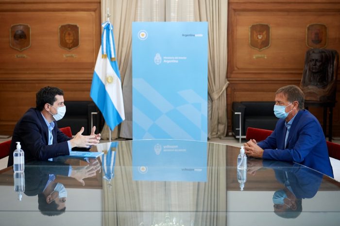 Suarez se reunió con Wado de Pedro en Casa Rosada