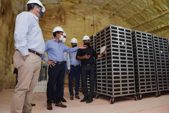 Suarez inauguró el Centro de Distribución y Empaque de Adulto Frío de la mosca del mediterráneo en General Alvear