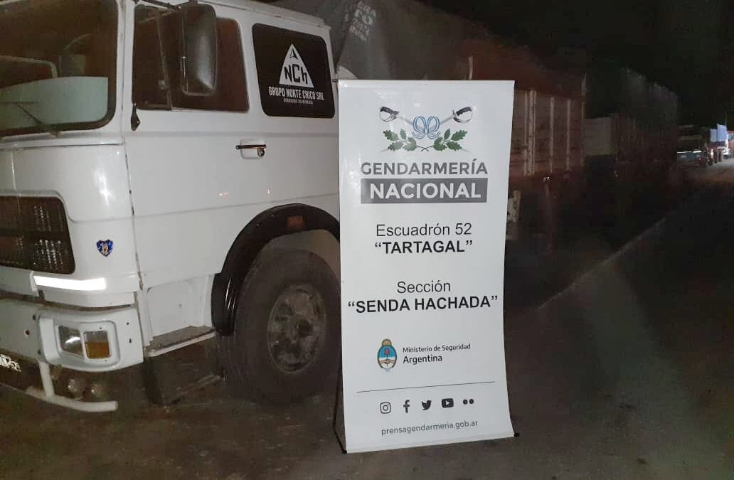 Gendarmería decomisó 136 toneladas de soja y 62 de maíz transportadas ilegalmente