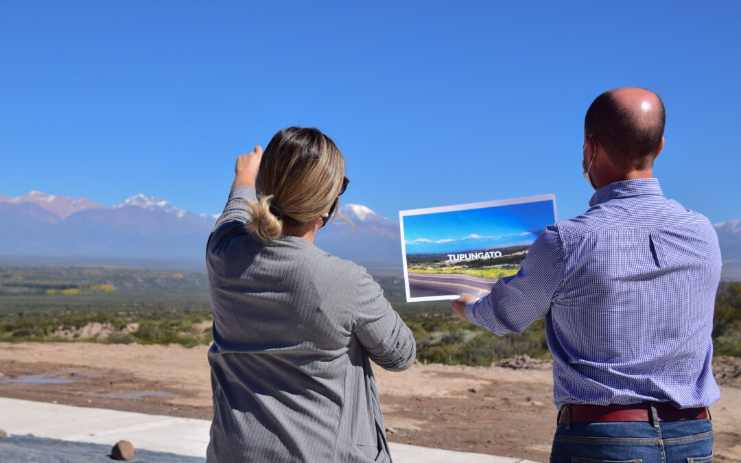 Tupungato brindará un nuevo atractivo turístico y un cartel gigante con el nombre del departamento
