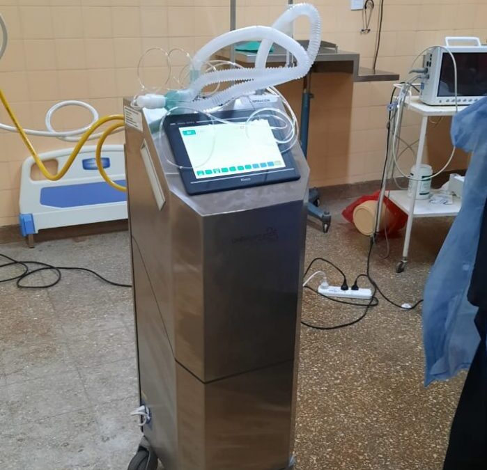 Suman 4 respiradores más al Hospital Enfermeros Argentinos de General Alvear