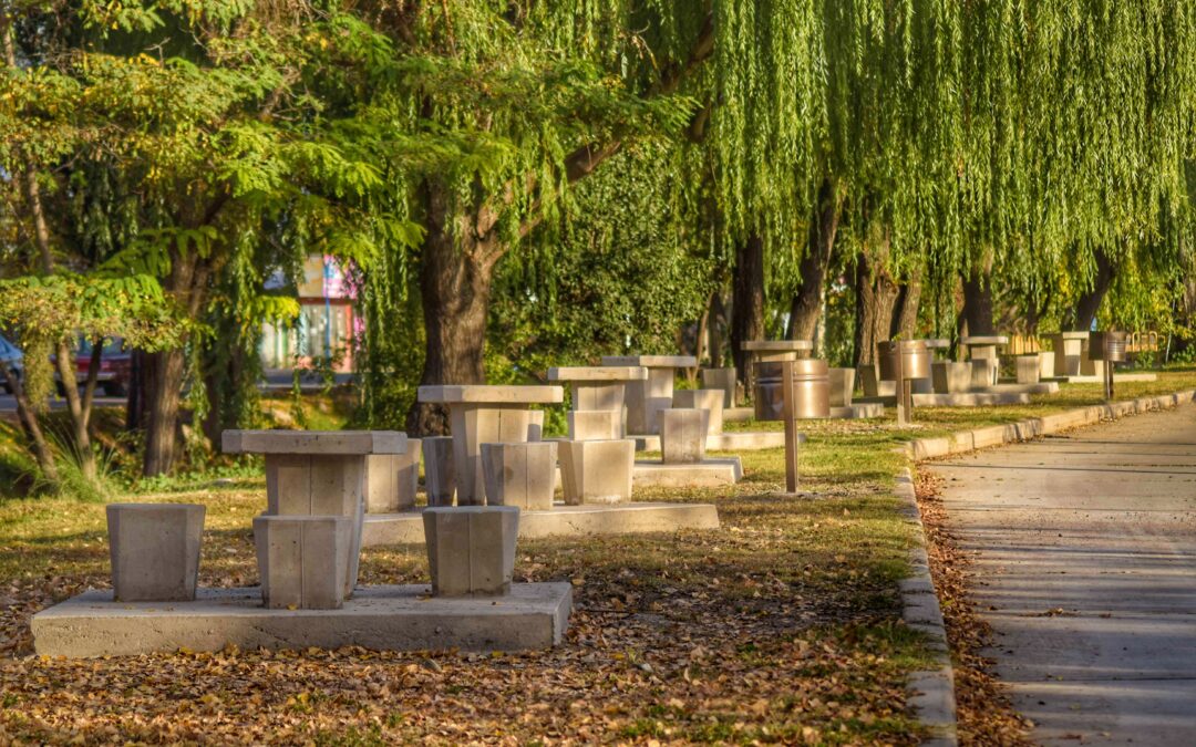 Departamento valletano incorporó mesas y bancos para disfrutar al aire libre