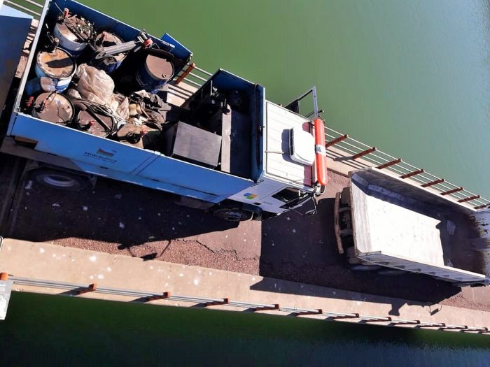 Cierran las compuertas del dique El Carrizal
