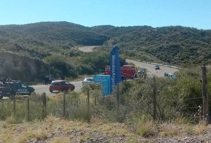Tupungato: dos vehículos colisionaron de frente y fallecieron tres personas