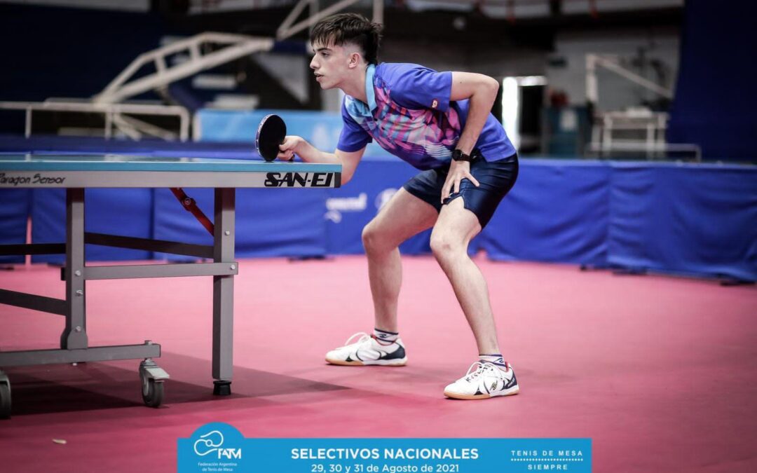 El sanrafaelino Santiago Lorenzo se suma a la Selección Argentina de tenis de mesa