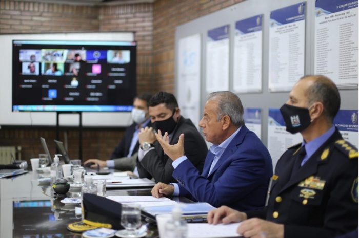 Levrino presentó ante los legisladores el Presupuesto 2022 para Seguridad