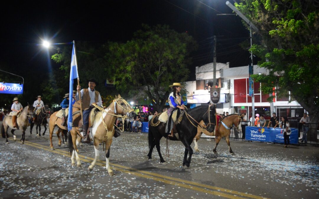 Con gran participación de la comunidad, Tunuyán festejó un nuevo aniversario