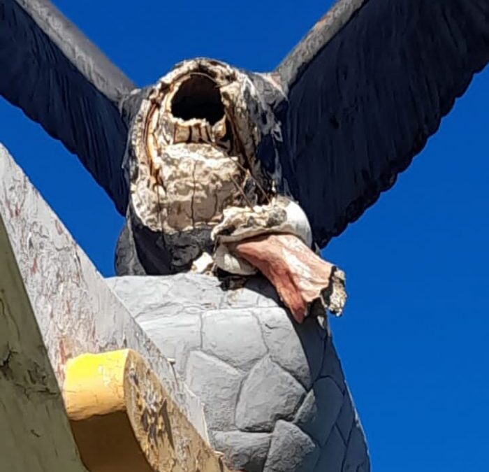 Comenzaron en la reconstrucción y puesta en valor de “El cóndor”