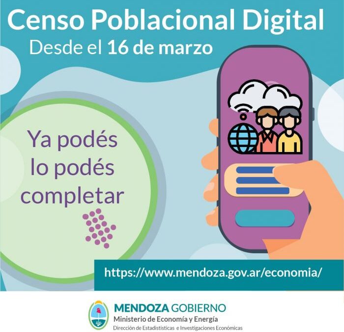 Desde el próximo miércoles se podrá completar el Censo Nacional de forma digital