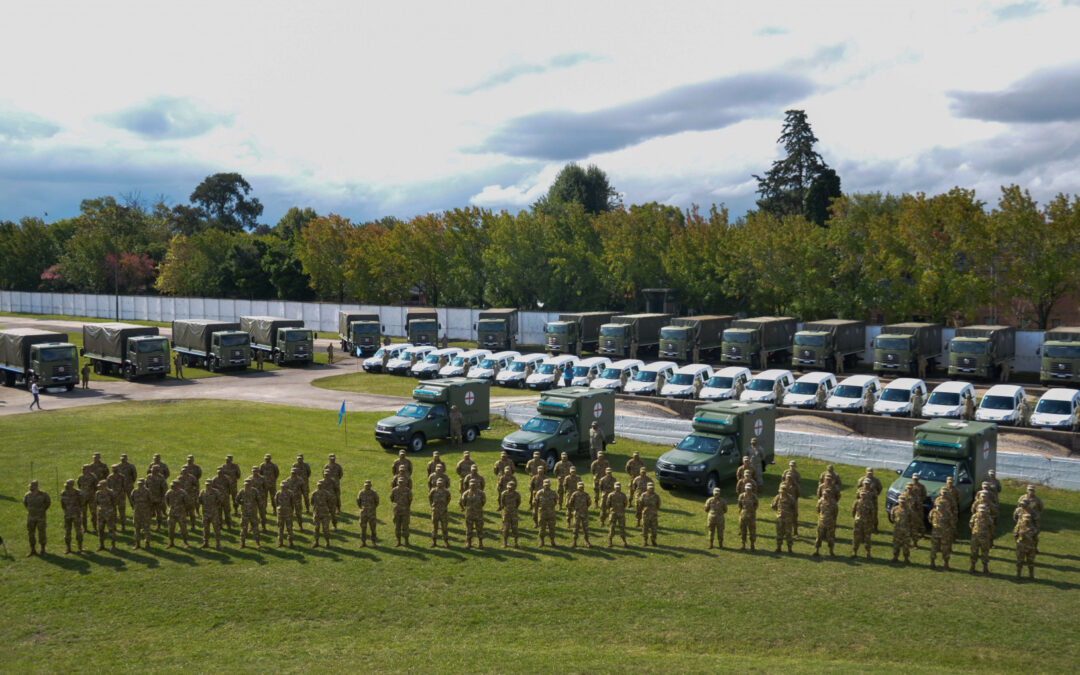 Entregan equipamiento y vestimenta al Ejército Argentino