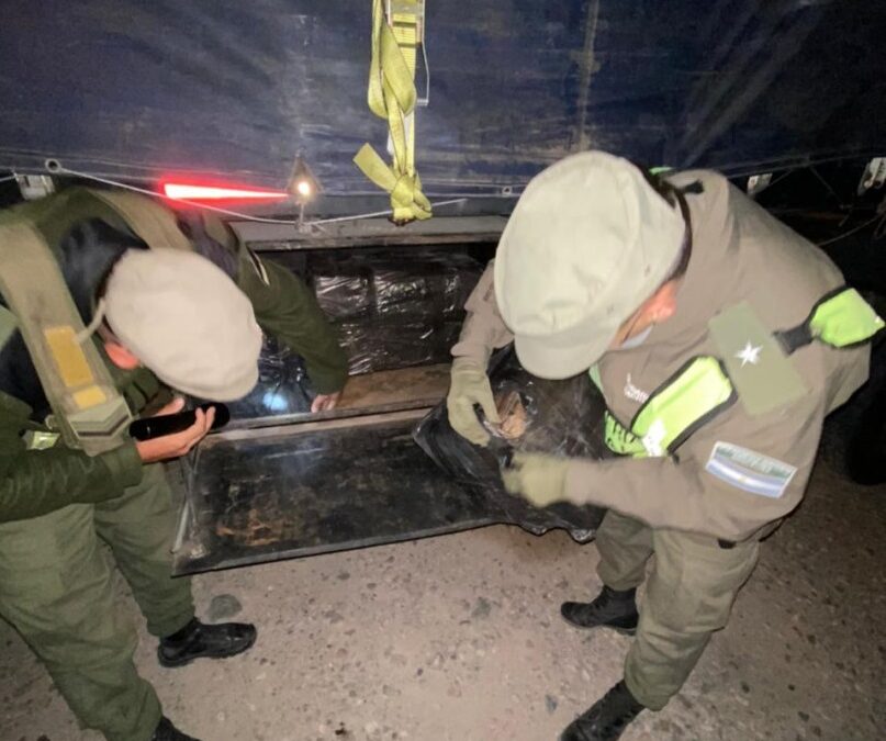 Camionero trasladaba 1.520 paquetes de tabaco en contrabando hacia Chile