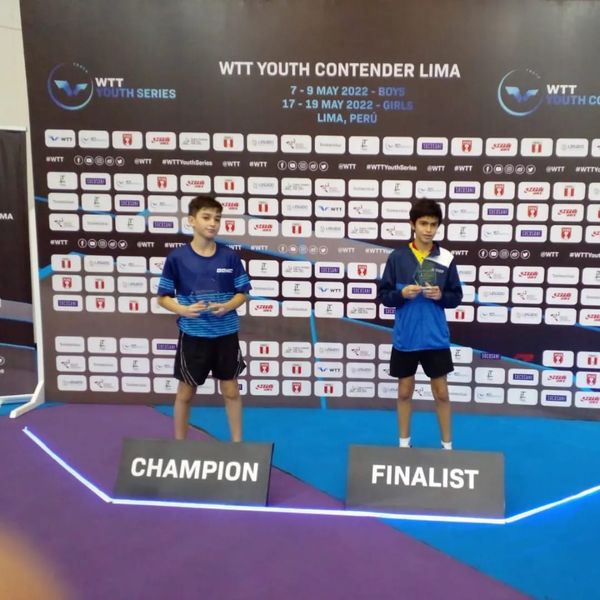 El tenimesista mendocino Benjamín Archua logró coronarse Campeón Mundial Juvenil U13