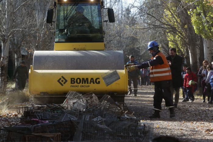 Destruyen más de 3.000 jaulas y tramperos secuestrados en varios operativos