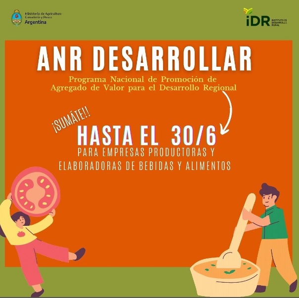 Pymes productoras y elaboradoras de alimentos y bebidas pueden acceder a $1,2 millones en aportes no reembolsables