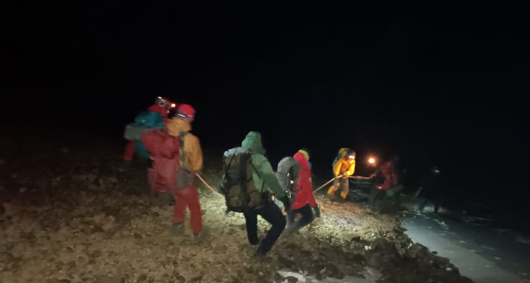 Rescataron a un andinista en Potrerillos que había sufrido una caída