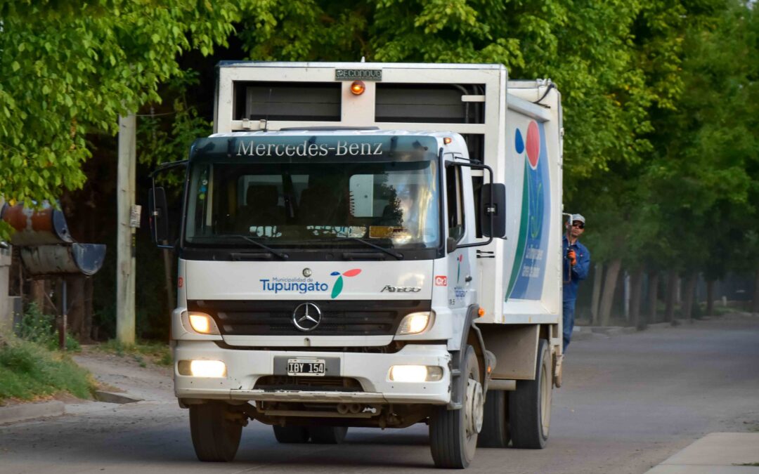 Tupungato: modificarán el servicio de recolección de residuos para las fiestas