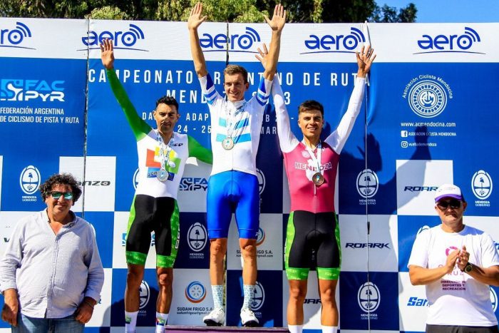 Mendoza sumó doble medalla de oro y un bronce en el Campeonato Argentino de Ruta