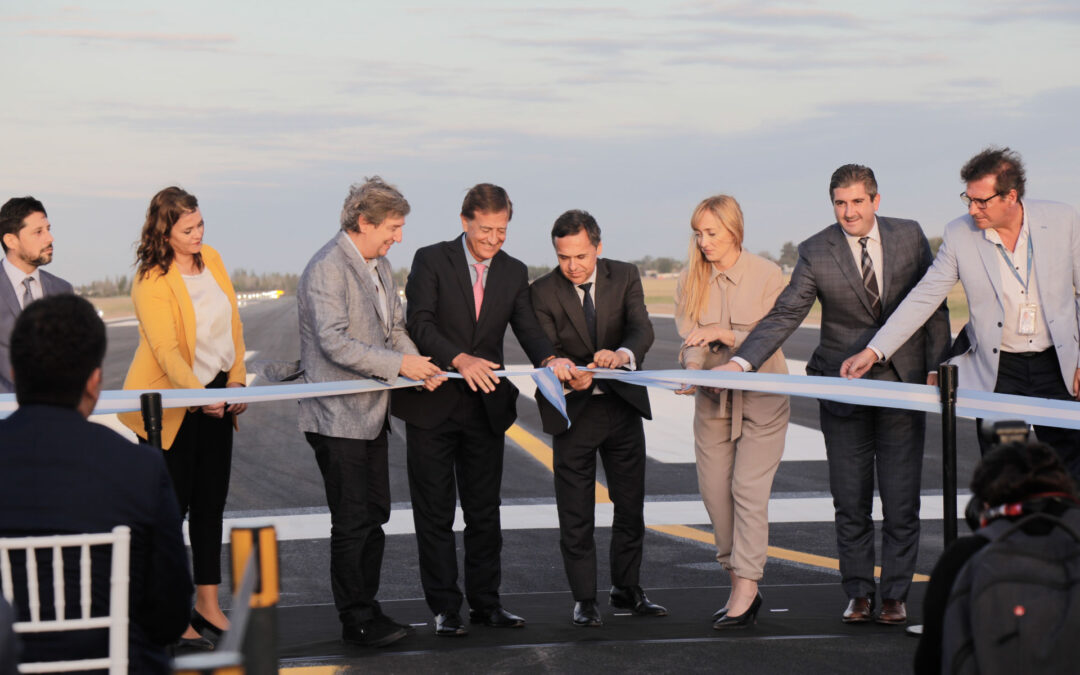 Inauguraron la nueva pista del aeropuerto de San Rafael