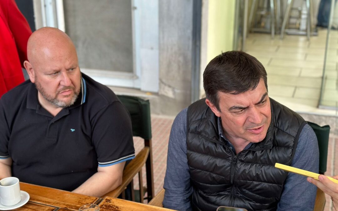 Omar De Marchi y Jorge Difonso compartieron actividades en el Valle de Uco