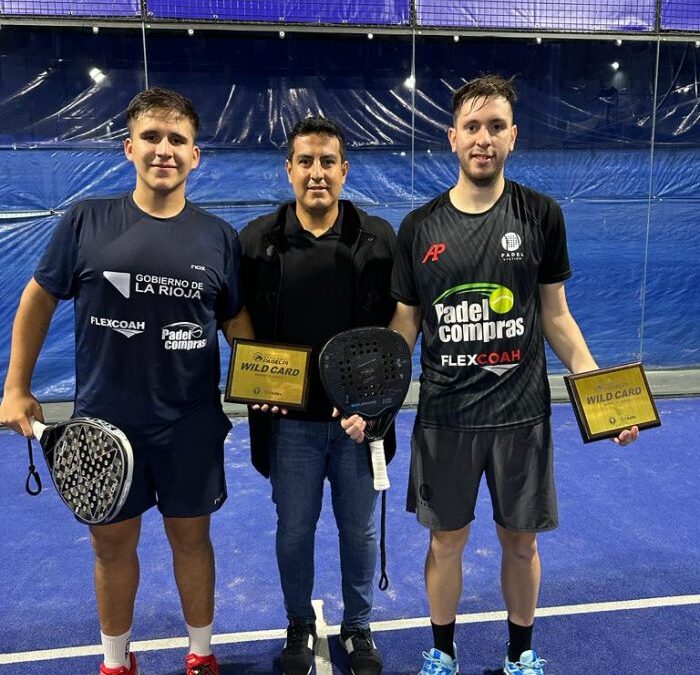 Frugoni-Del Moral y Alfonso-De Pascual, los wild card para el Mendoza Premier Pádel
