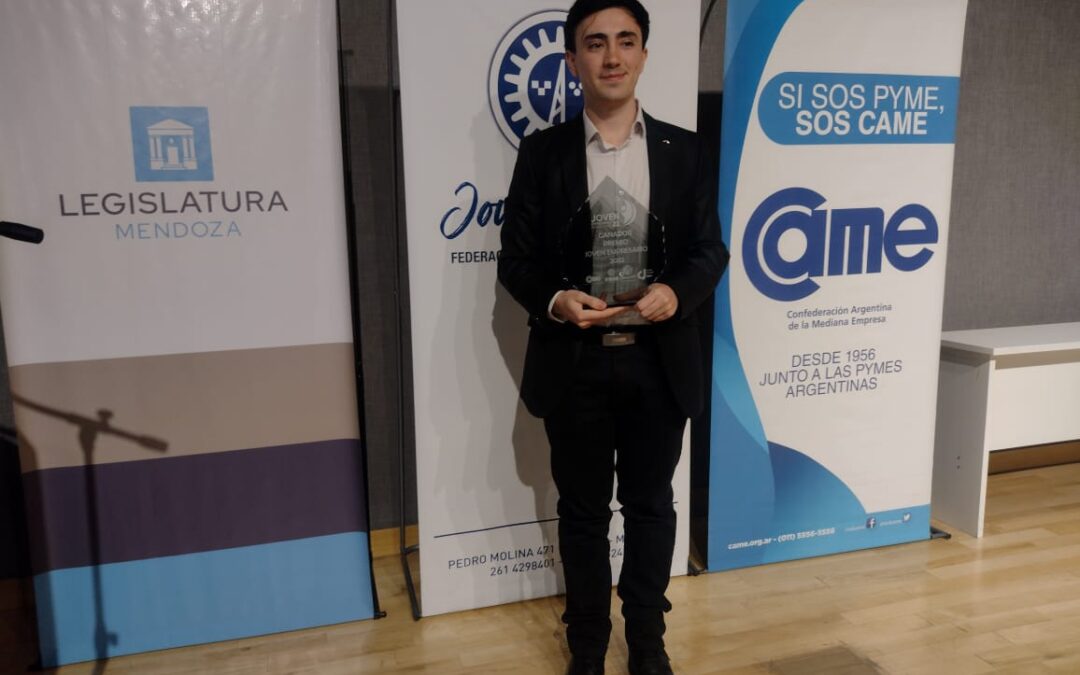 Mariano Nicolás Scalco ganó el Premio Joven Empresario Mendocino 2022