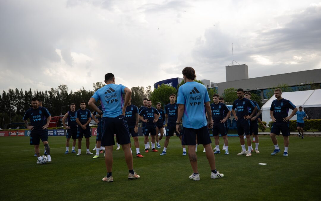 La Selección Argentina llevó a cabo su segundo entrenamiento en el Predio de Ezeiza