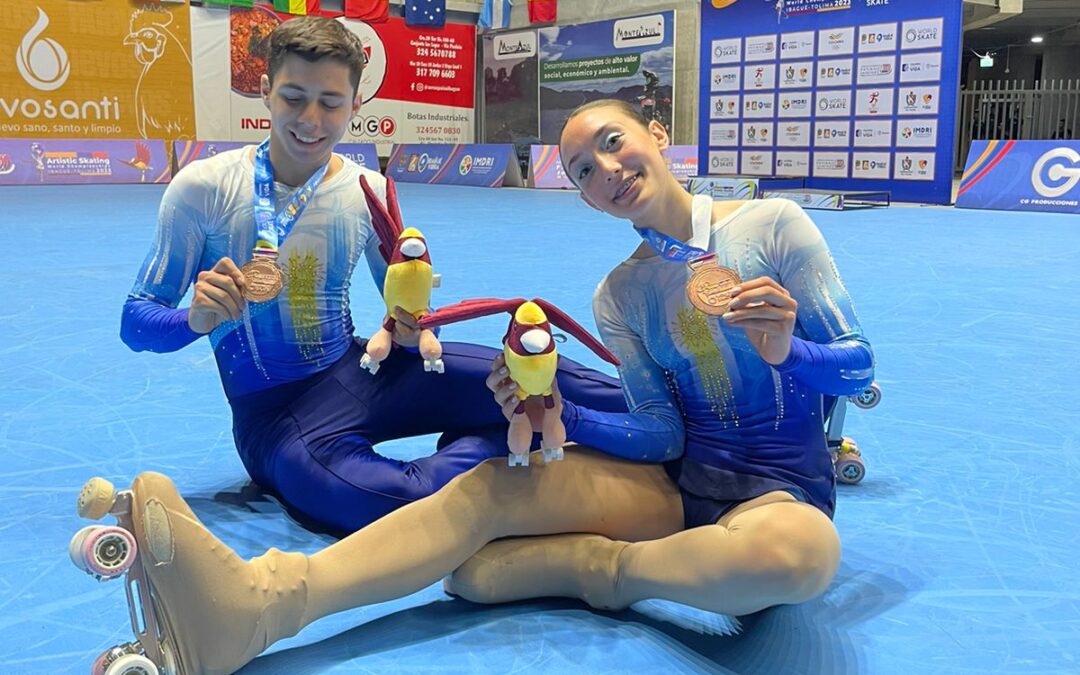 La mendocina Julieta Cuvertino se subió al podio en el Mundial de Patín