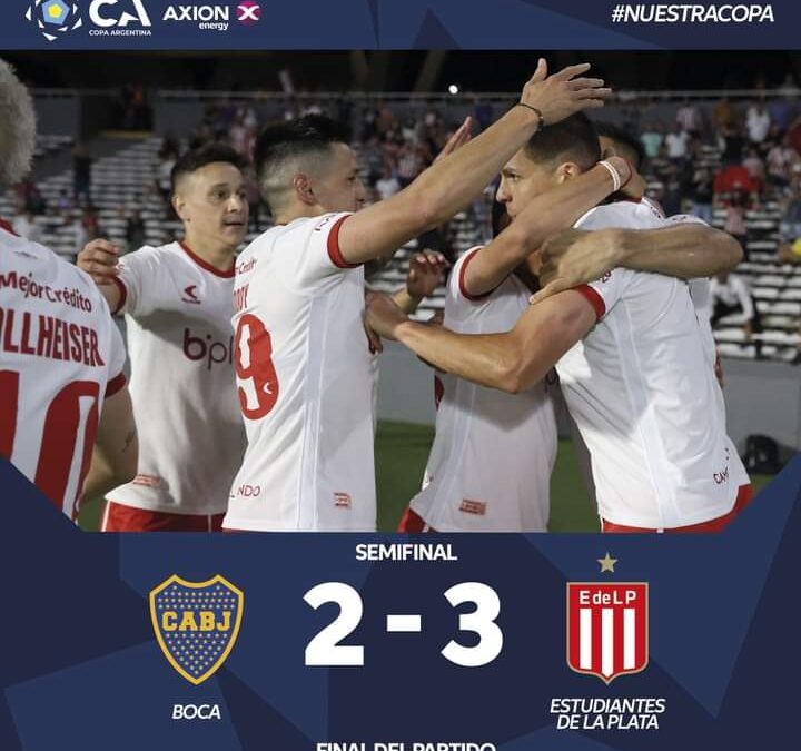 Estudiantes le ganó a Boca y es finalista de la Copa Argentina