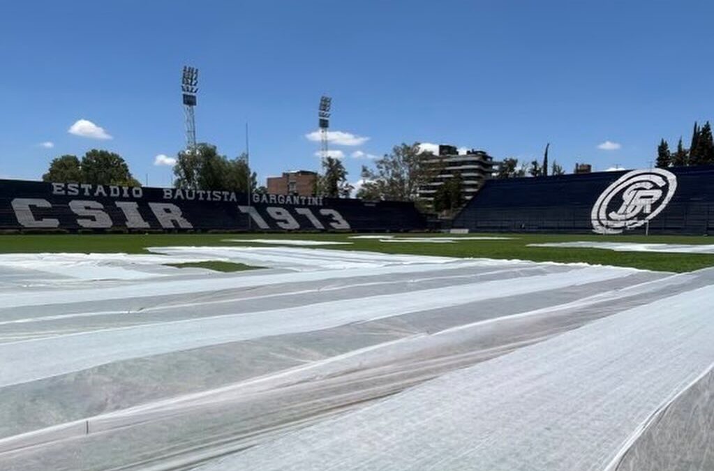 Continúan los trabajos en el Bautista Gargantini