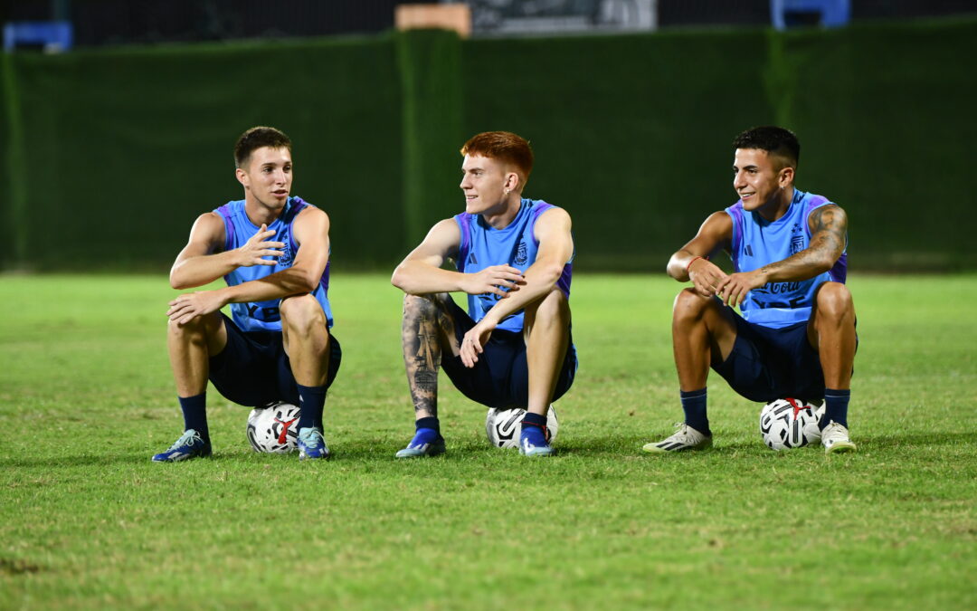 La Selección Sub 23 se entrenó de cara al partido ante Chile