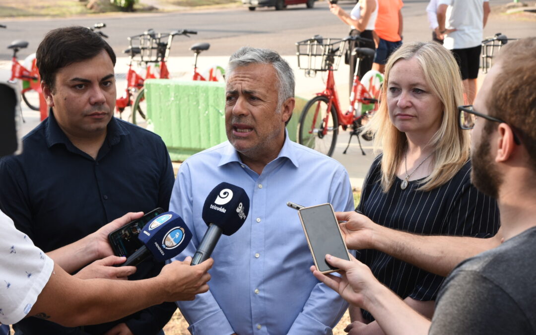 Cornejo habló sobre la Ley Ómnibus y Portezuelo del Viento