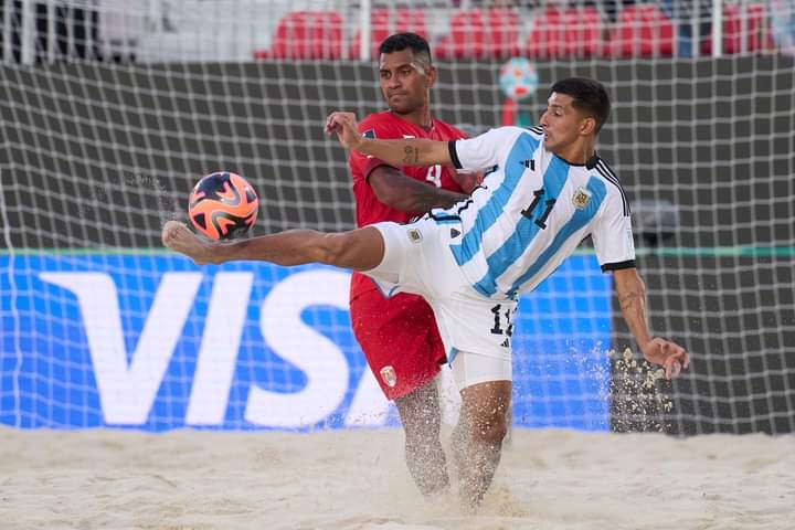 La Selección Argentina cayó ante Irán por la segunda fecha de la Copa Mundial de fútbol Playa
