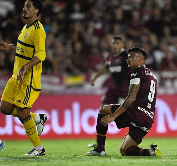 Lanús le ganó de local a Boca