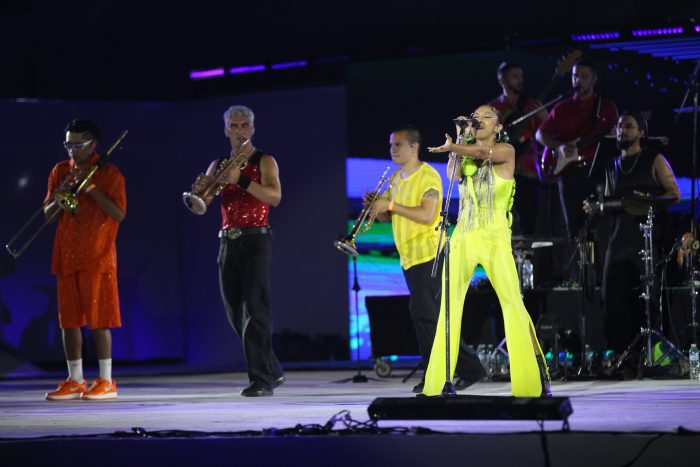 A toda cumbia y baile con La Delio Valdez finalizó la Vendimia 2024
