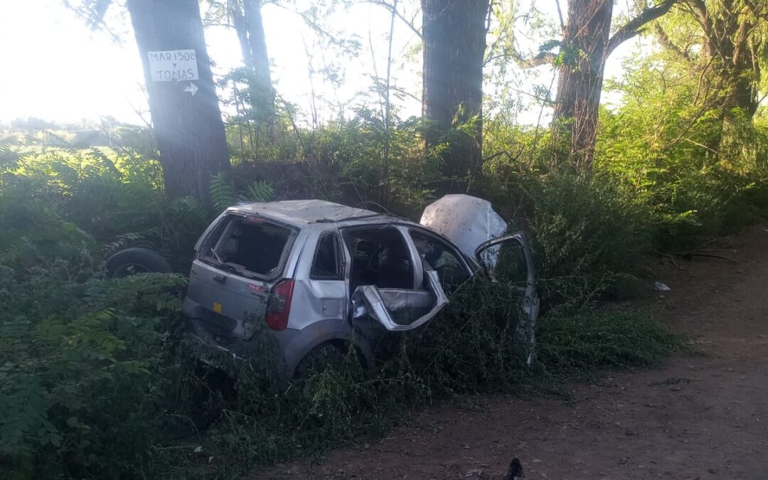 El alcohol otra vez protagonista en un accidente de tránsito en el Valle de Uco